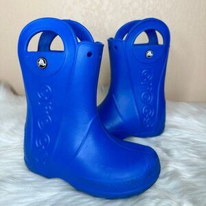 Crocs Handle It Rain Boots In Blue Size 13